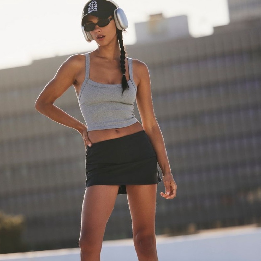 NWT Free people Movement Hot shot Micro skort White Medium